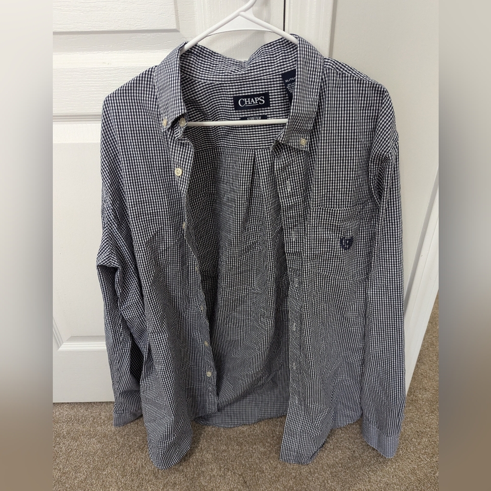 Chaps Mens XL Button down